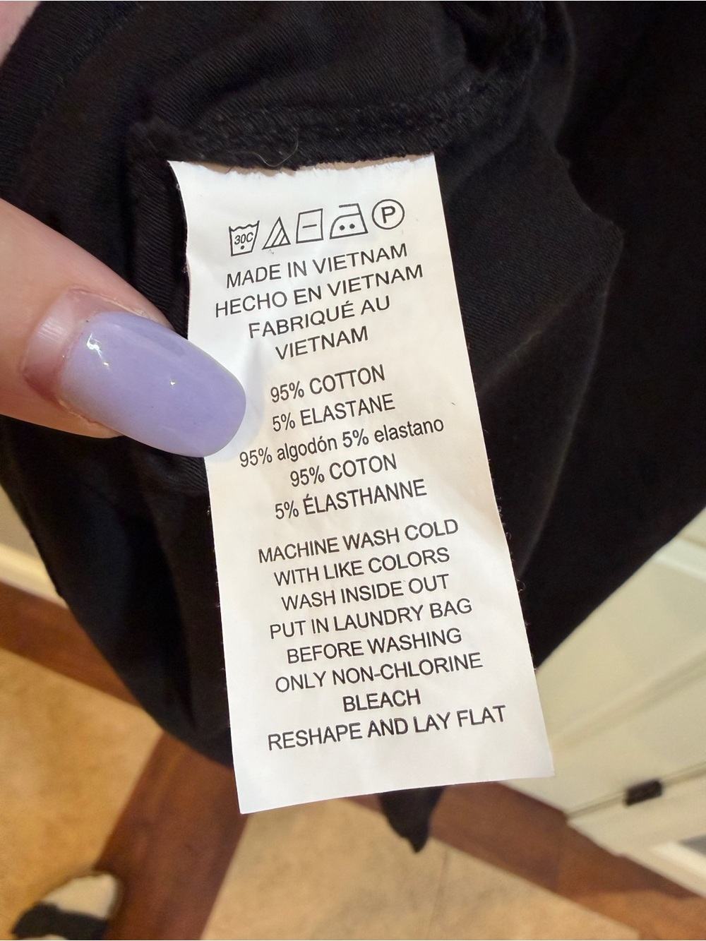 Michael Kors Black Tee with Gold Logo Print - Picture 6 of 6